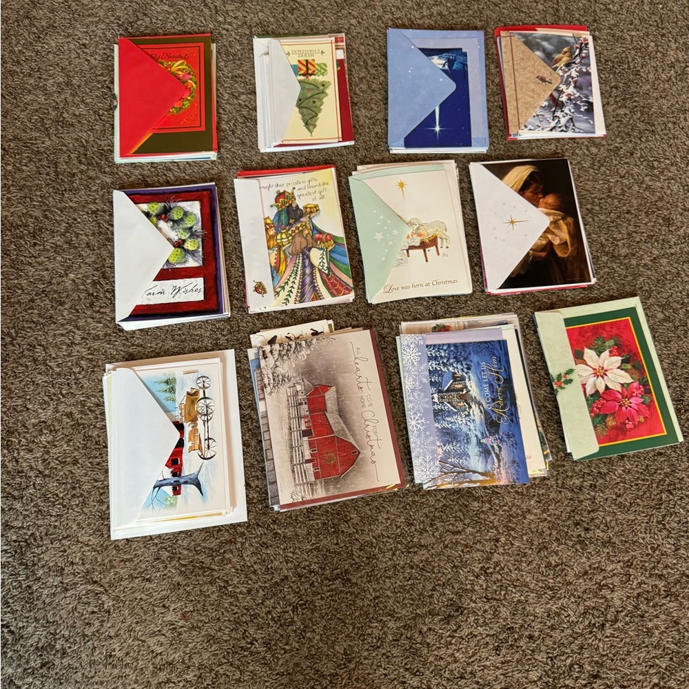 Approximately 120 Christmas Cards